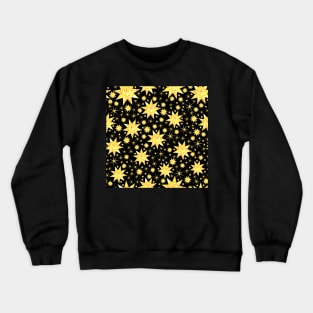 Sundazzle on Black Repeat 5748 Crewneck Sweatshirt